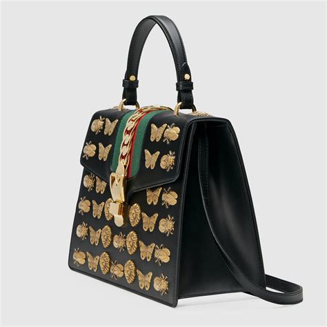 gucci sylvie medium top handle bag|gucci sylvie top handle bag.